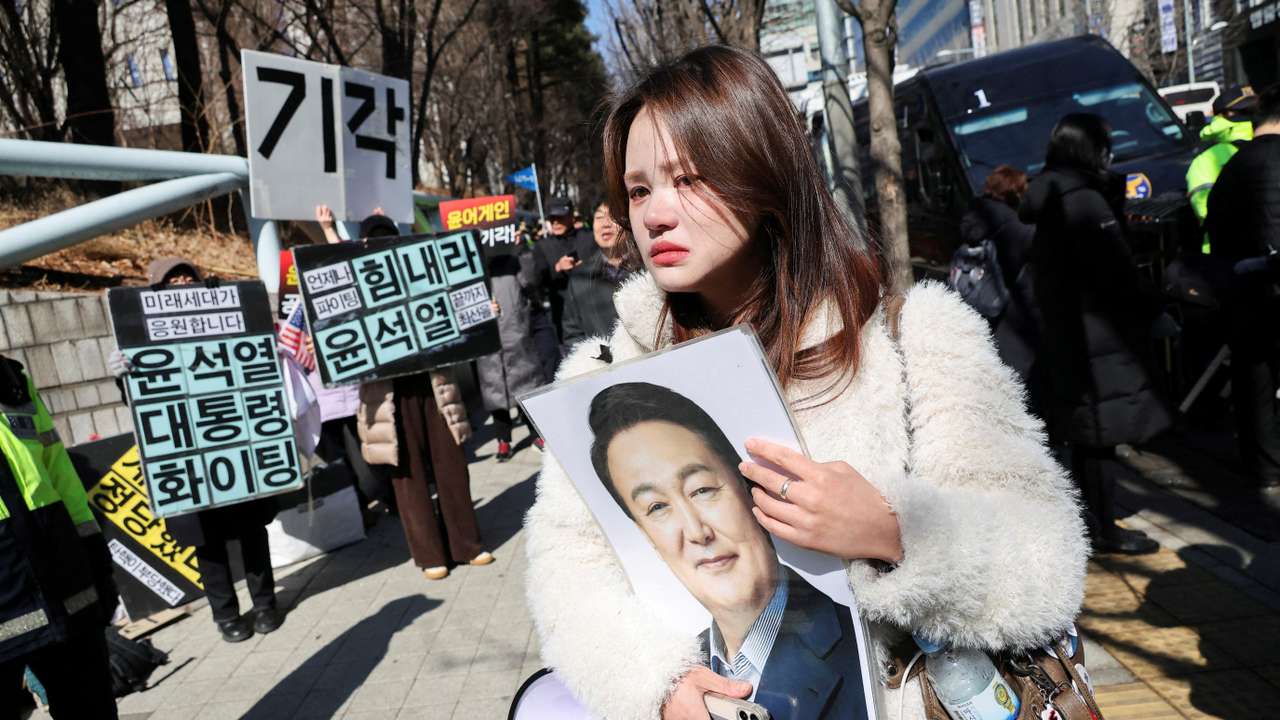 Former South Korean President Yeol's sentencing trial in his insurrection case, in Seoul