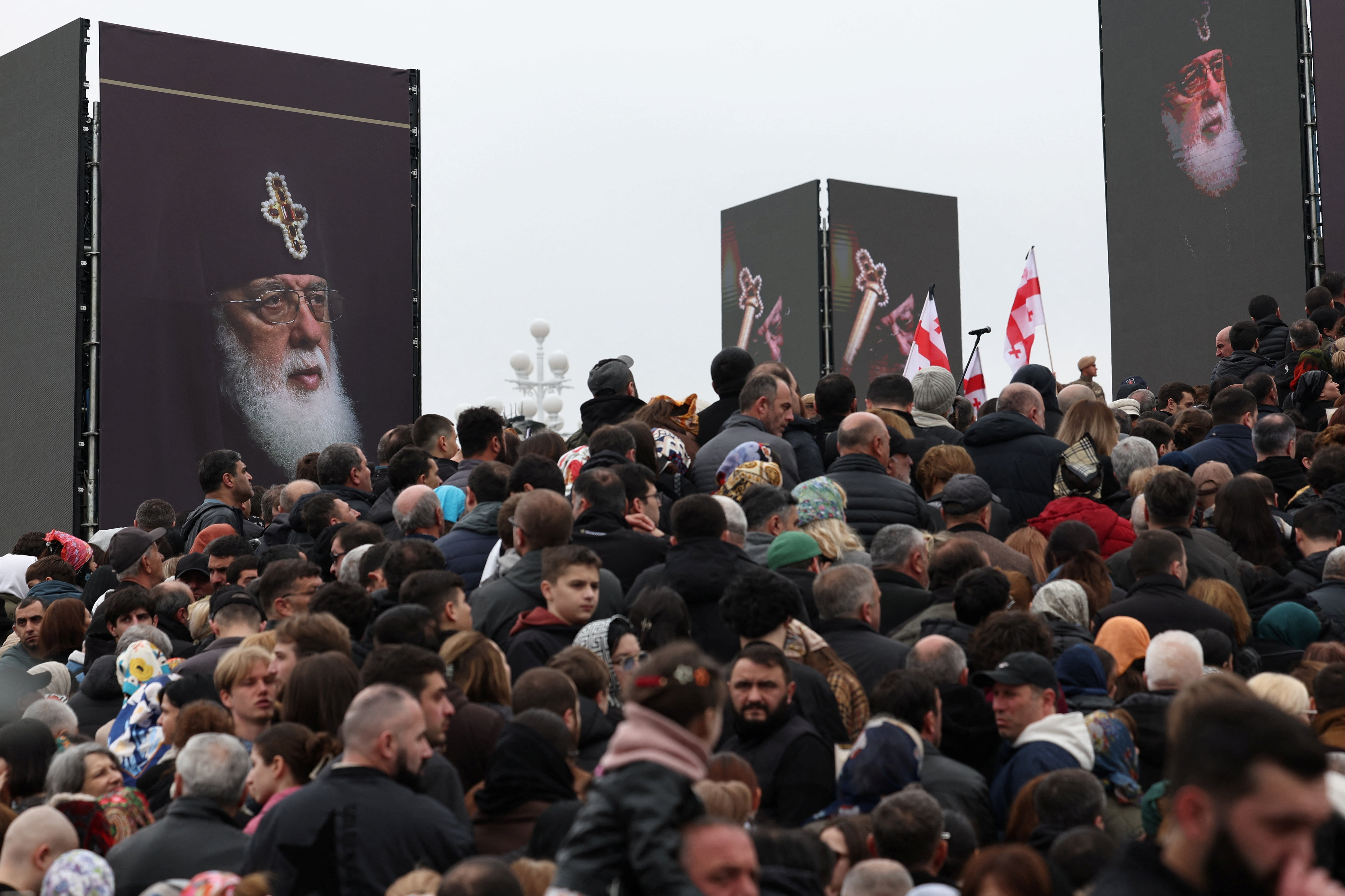 Funeral service for the late Catholicos-Patriarch of Georgia Ilia II in Tbilisi