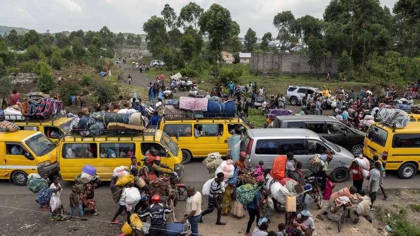 Thousands more flee rebel advance in eastern Congo