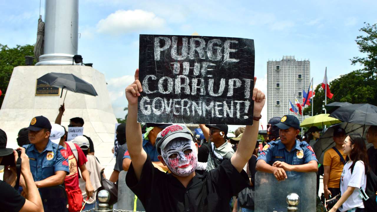 Corruption protest