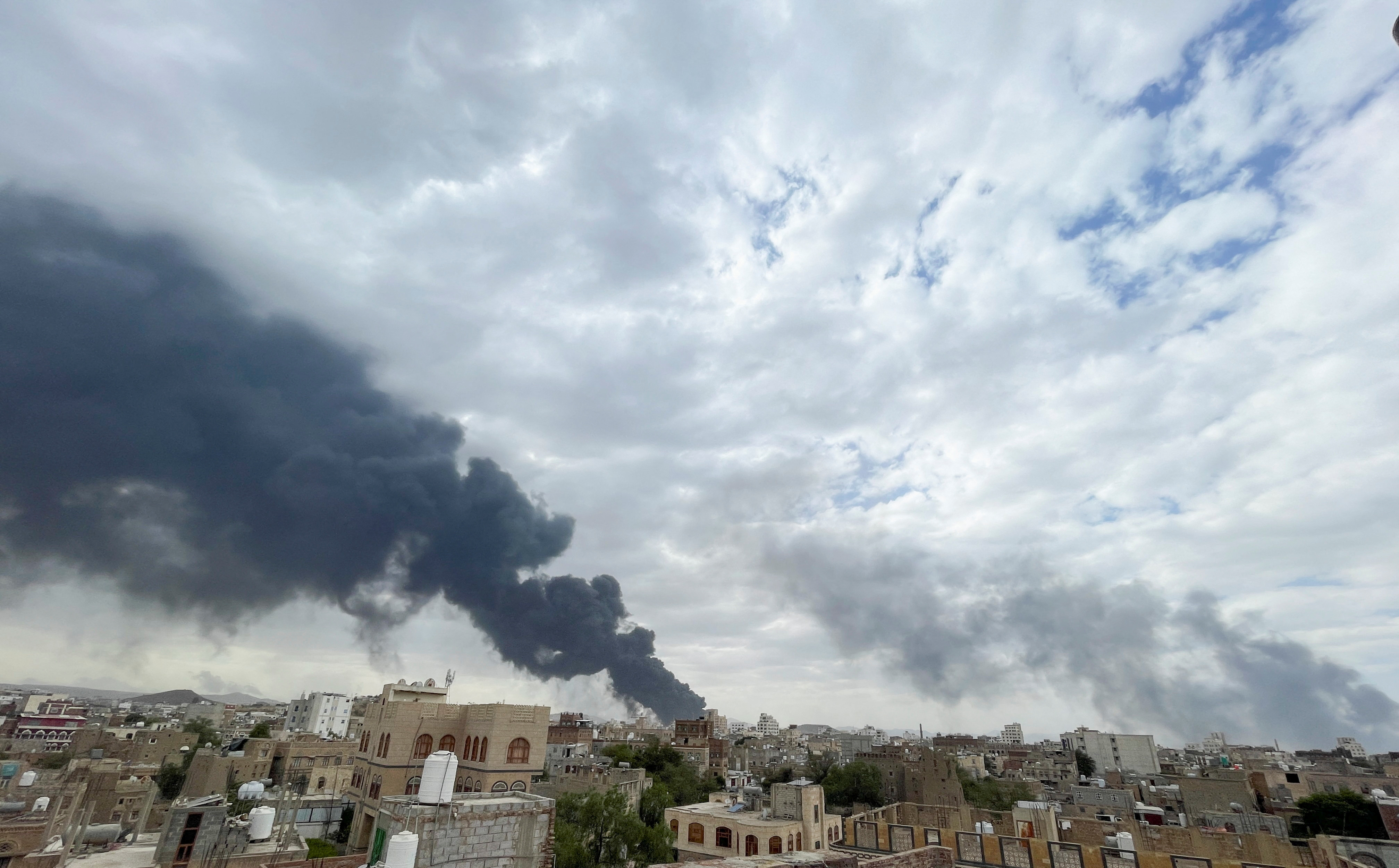 Israeli airstrikes on Houthi infrastructure, in Sanaa