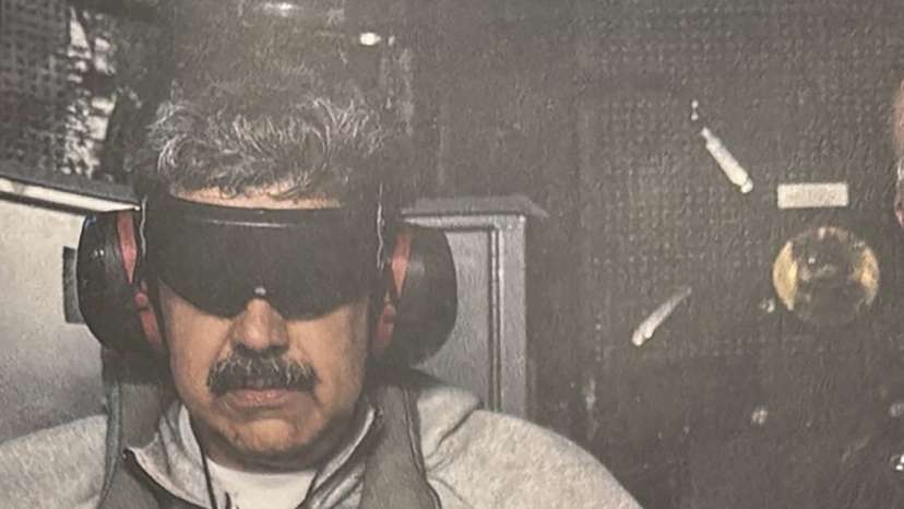 Photo of Venezuelan President "Nicolas Maduro on board the USS Iwo Jima" as described by U.S. President Donald Trump