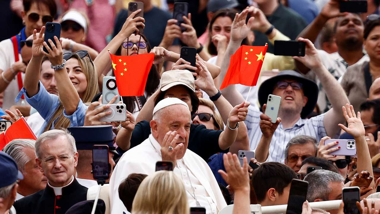 Pope Francis holds weekly general audience at the Vatican