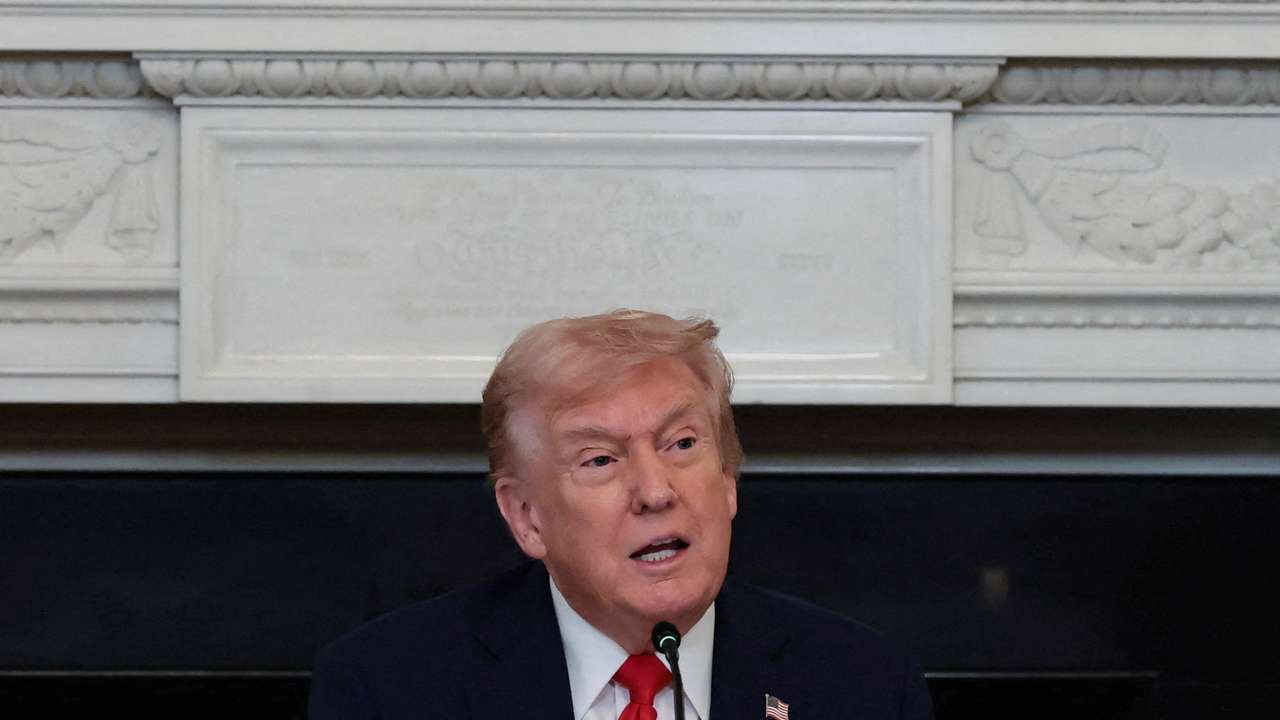 U.S. President Donald Trump participates in a roundtable on antifa at the White House in Washington, D.C.
