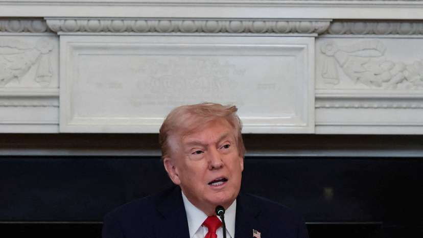 U.S. President Donald Trump participates in a roundtable on antifa at the White House in Washington, D.C.