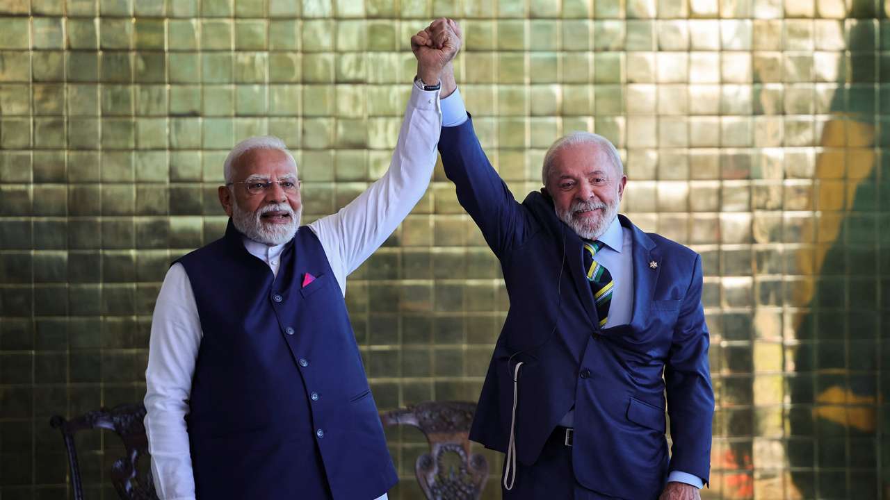 India's PM Modi visits Brazil