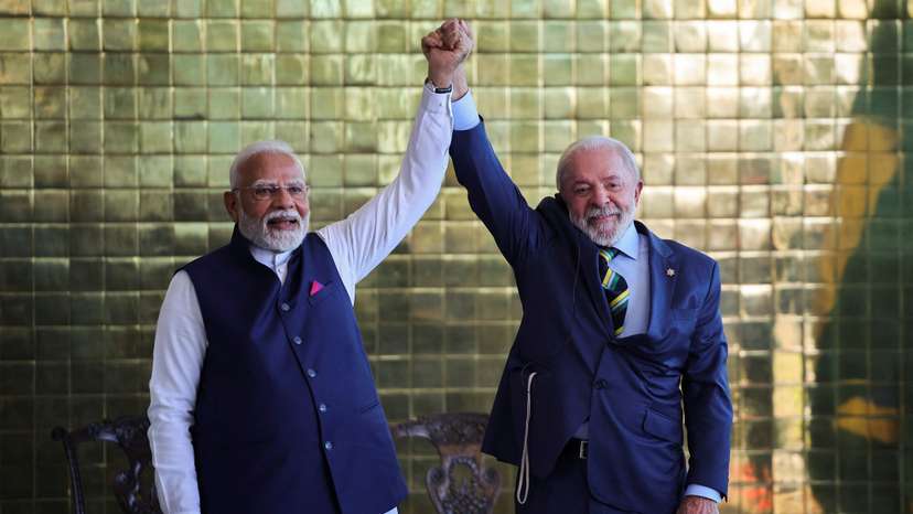 India's PM Modi visits Brazil