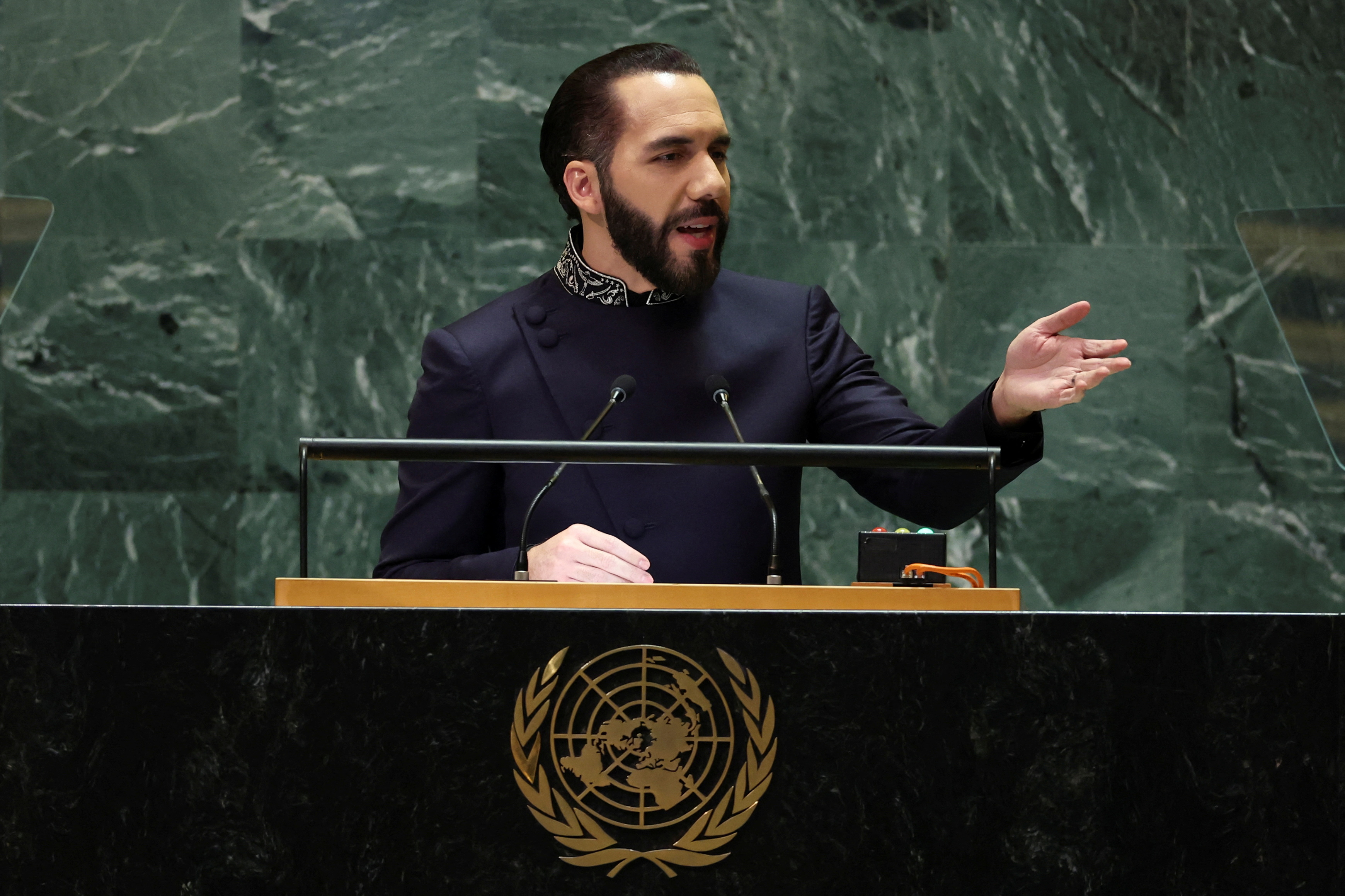 World leaders take part in the 79th annual U.N. General Assembly high-level debate