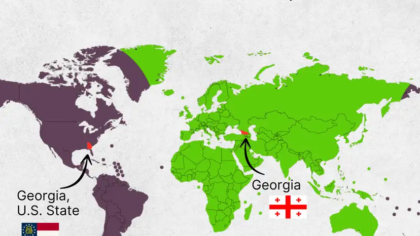 Which Georgia is closer to you?