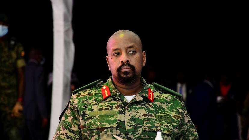Lt. General Kainerugaba attends his birthday party in Entebbe