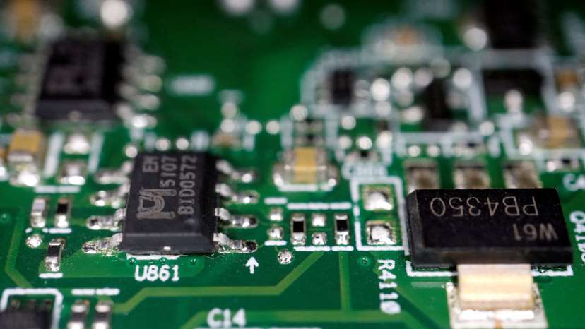 Illustration picture of semiconductor chips
