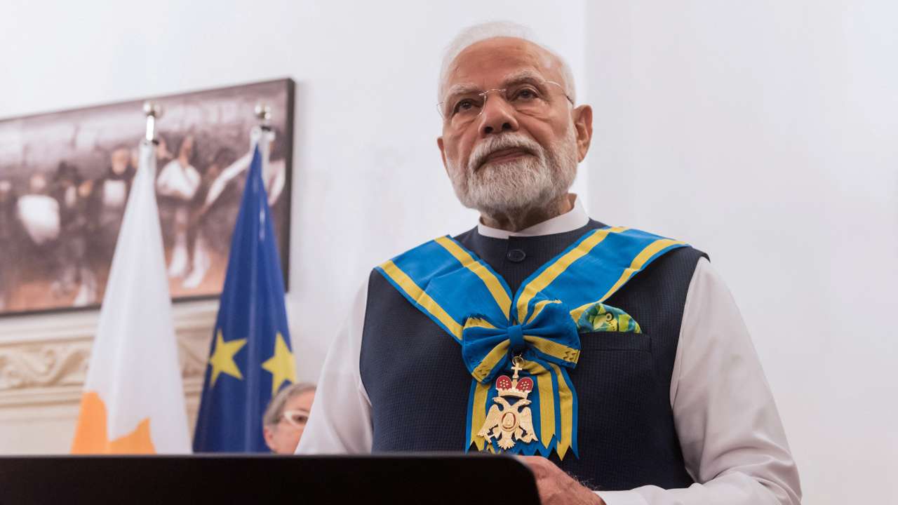 India's Modi in Cyprus to discuss deepening EU ties and trade corridor