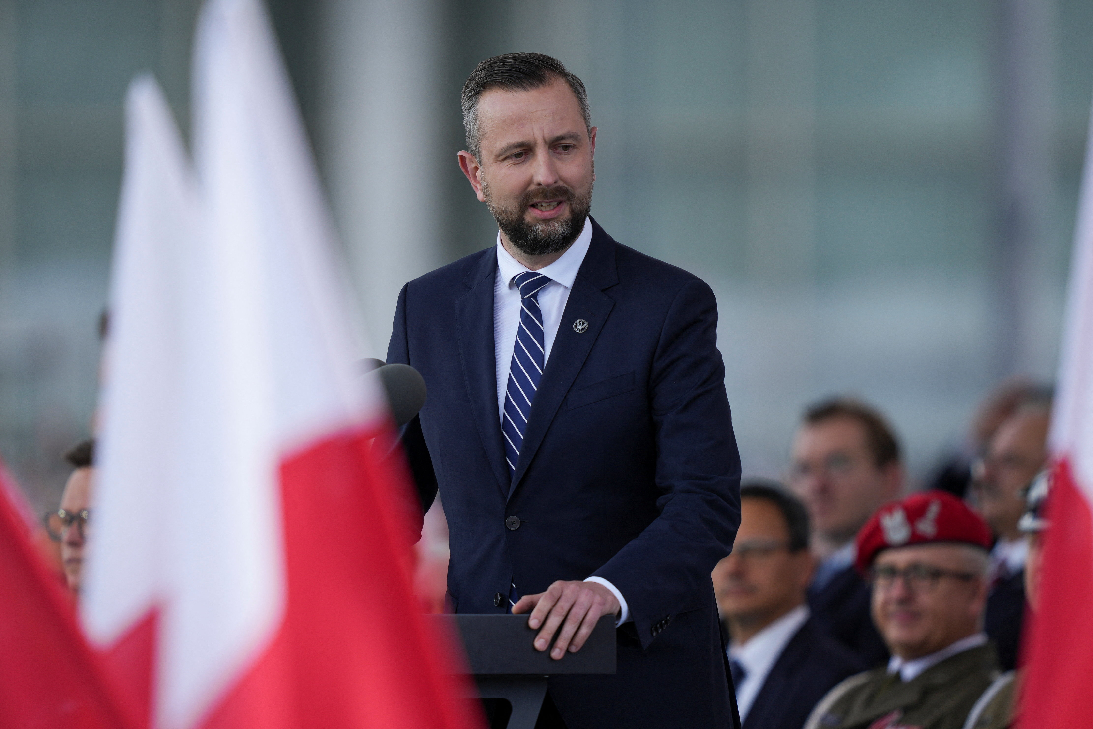 Karol Nawrocki sworn-in as the new president of Poland, in Warsaw