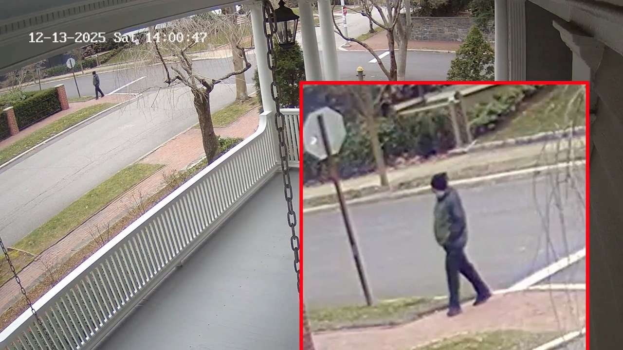 A screengrab from a video released by the Providence Police shows the person of interest in connection with the December 13, 2025 shooting at Brown University in Providence