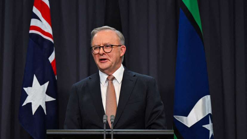 FILE PHOTO: Australian Prime Minister Anthony Albanese in Canberra