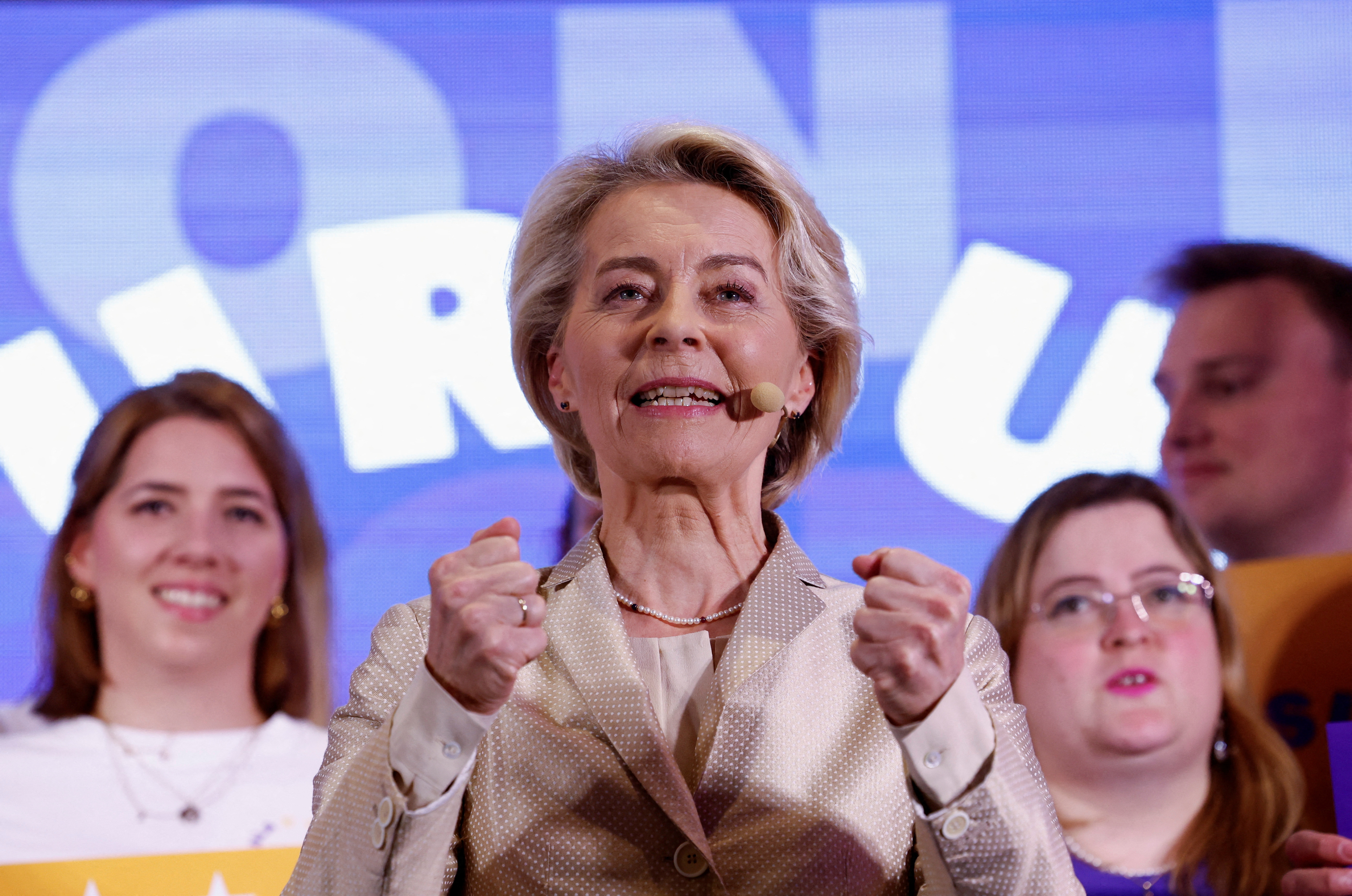 European Parliament elections, in Brussels