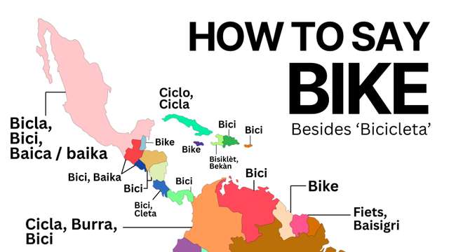 From ‘bici’ to ‘cleta’, Latin America has many ways to say bicycle