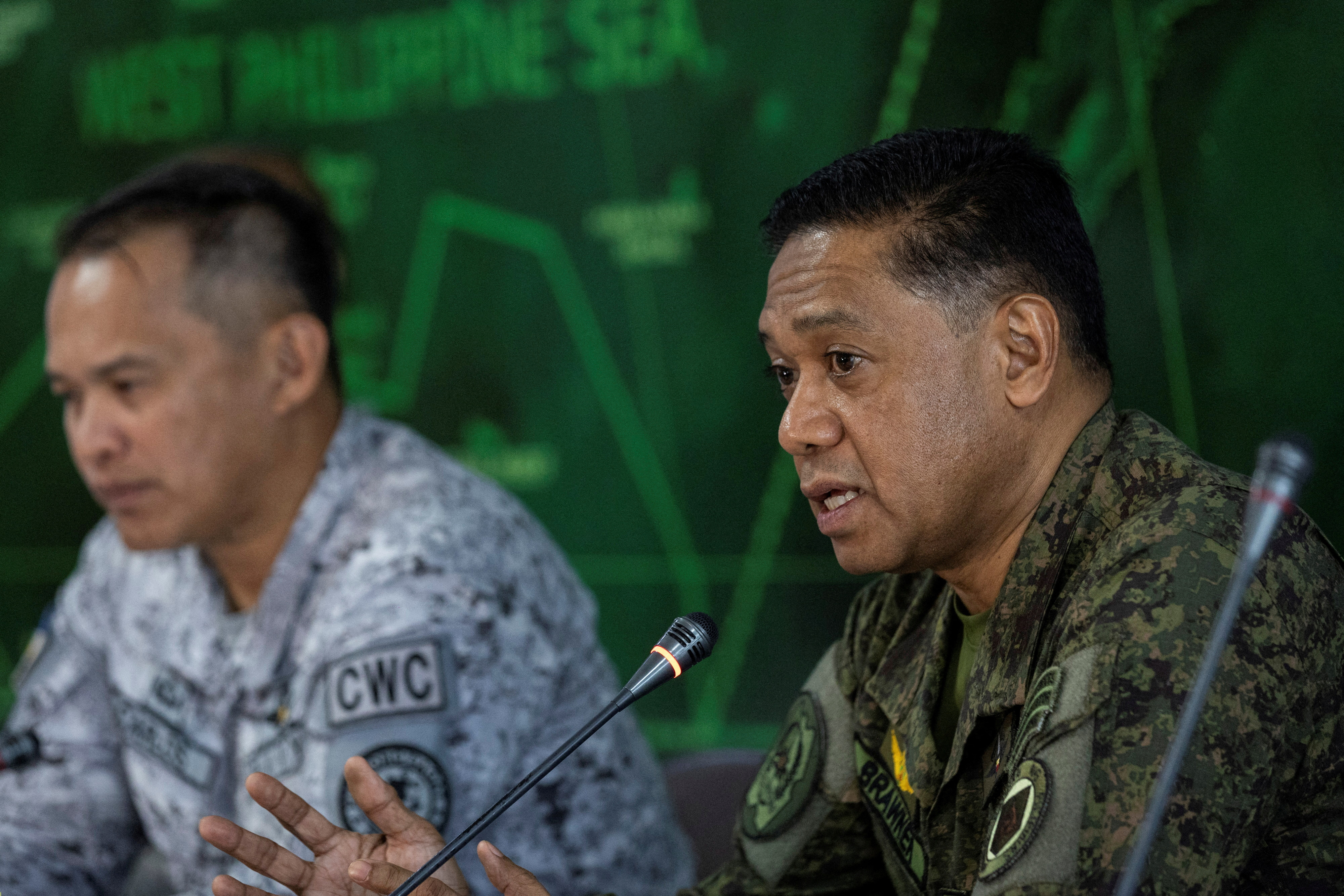 FILE PHOTO: Armed Forces of the Philippines Chief of Staff visits Western Command in charge of parts of South China Sea