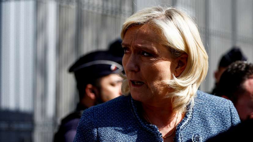Trial verdict over accusations of misappropriation of EU funds by French far-right leader Marine Le Pen and RN party, in Paris
