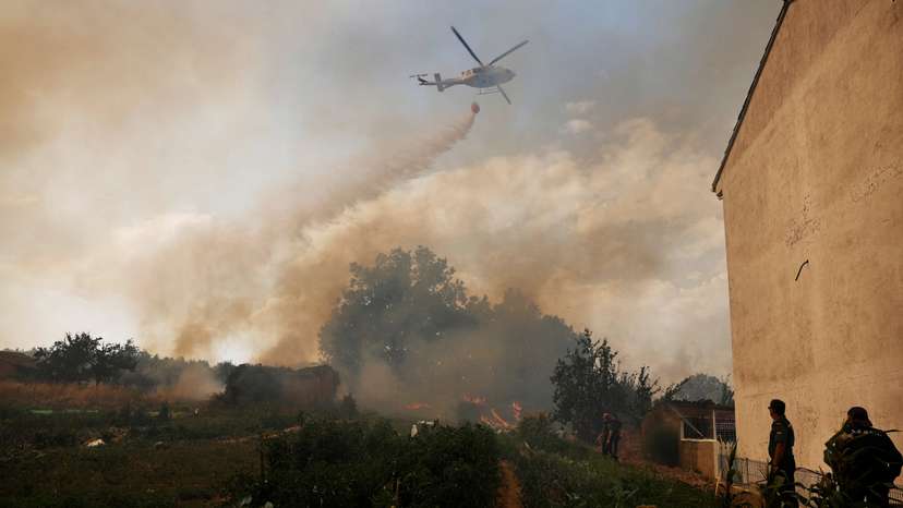 Wildfire in Congosta