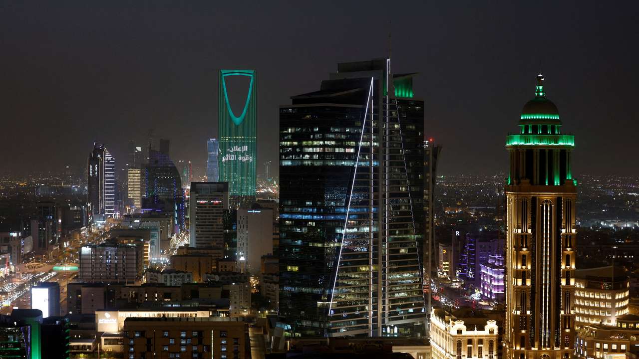 FILE PHOTO: General view of Riyadh city during the early hour of evening at Riyadh