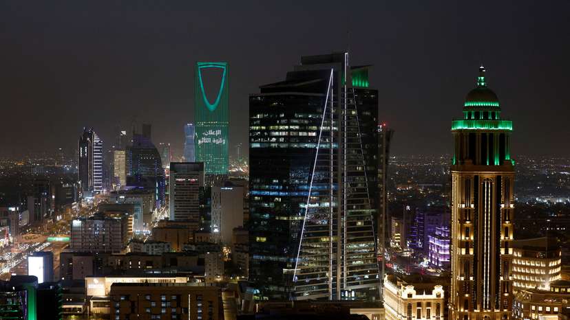 FILE PHOTO: General view of Riyadh city during the early hour of evening at Riyadh
