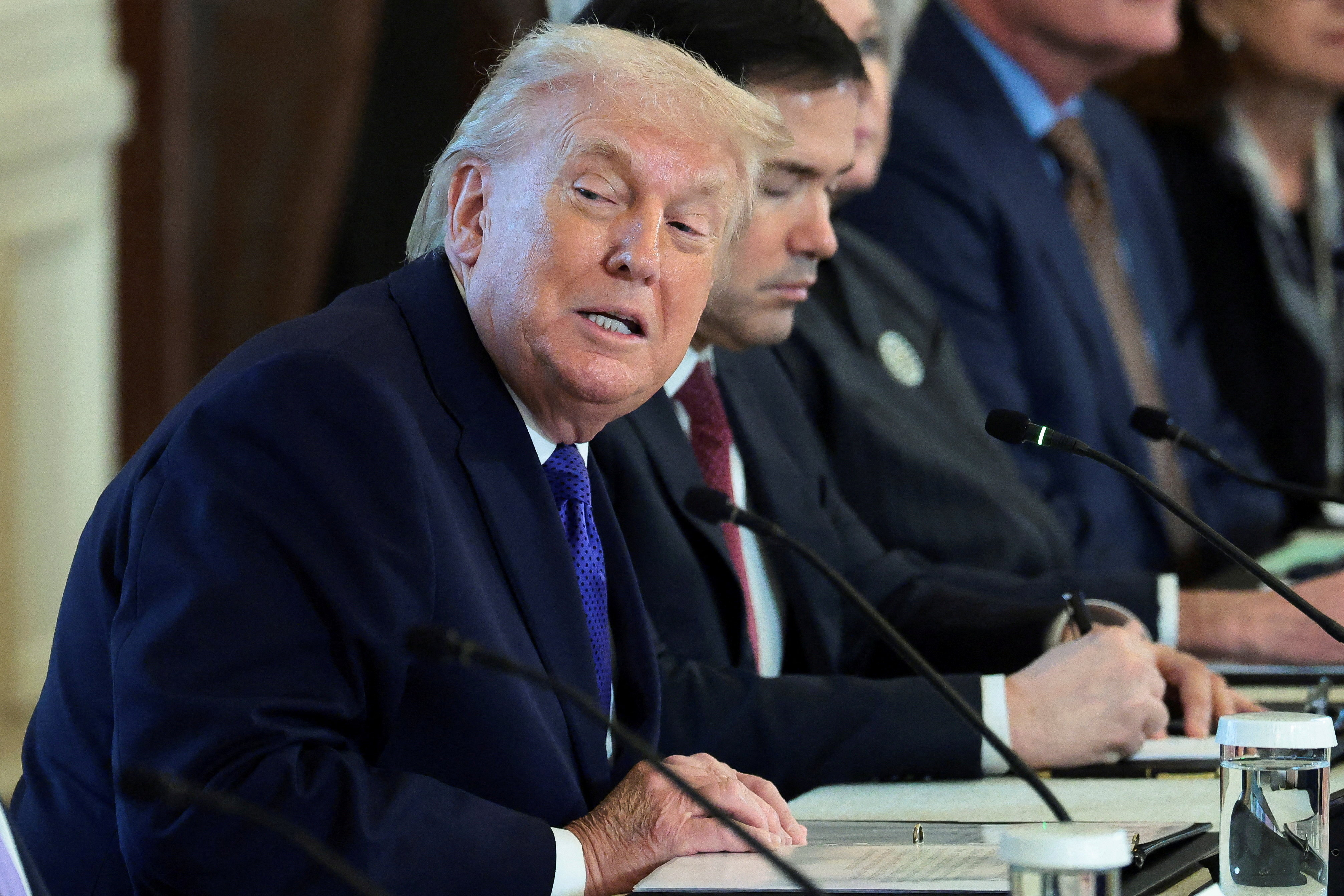 U.S. President Donald Trump at the White House in Washington, D.C.