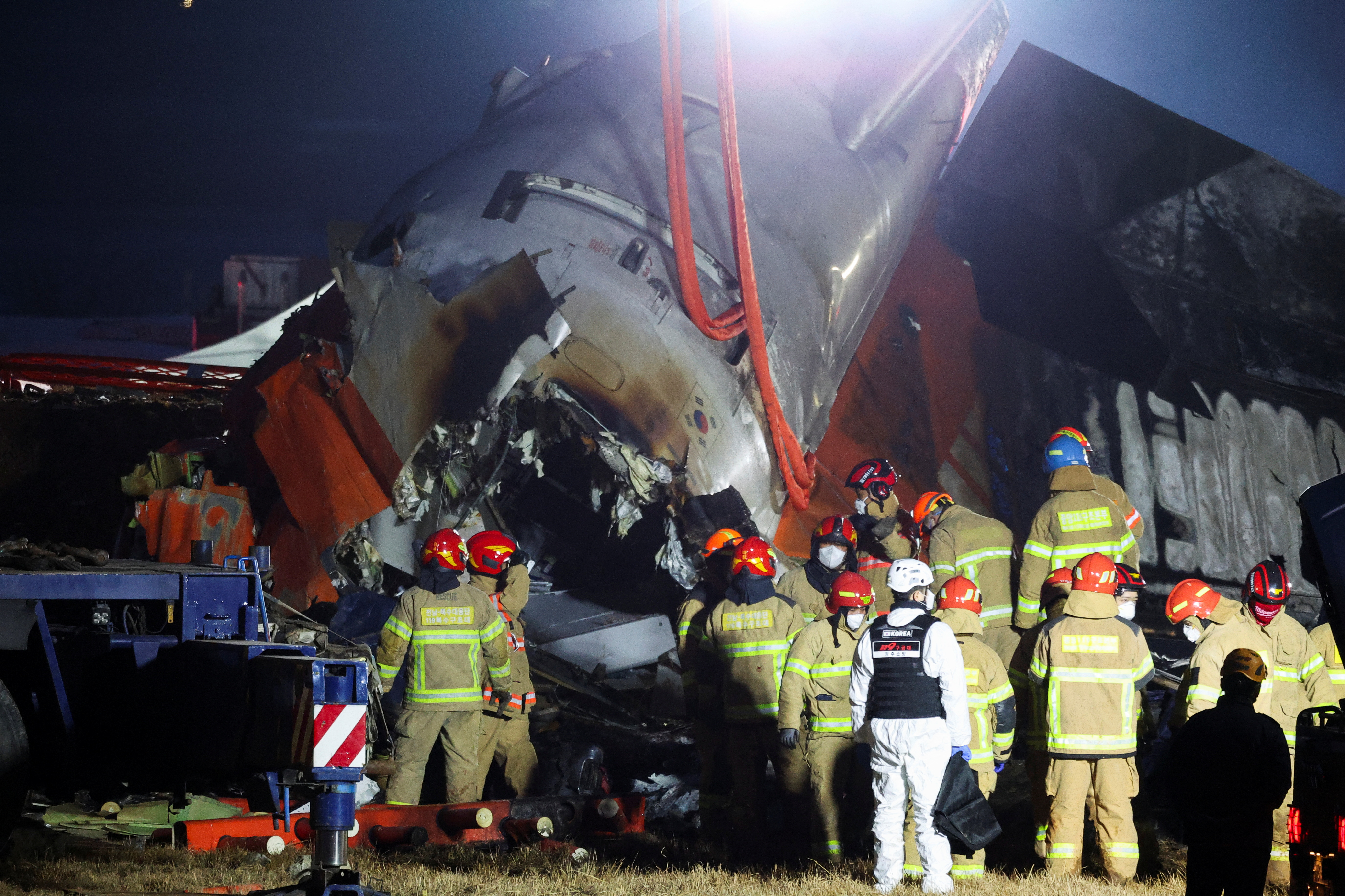 Aircraft crash in South Korea