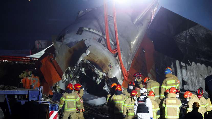 Aircraft crash in South Korea