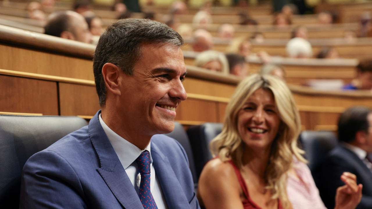 Spanish parliament session to vote for a speaker and parliament's executive board members in Madrid