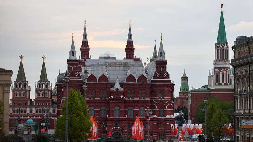 Rehearsal for Victory Day parade in Moscow