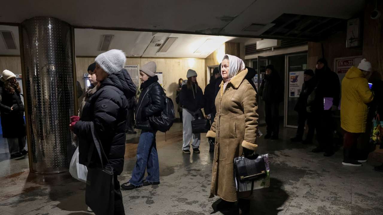 Power blackout in Kyiv