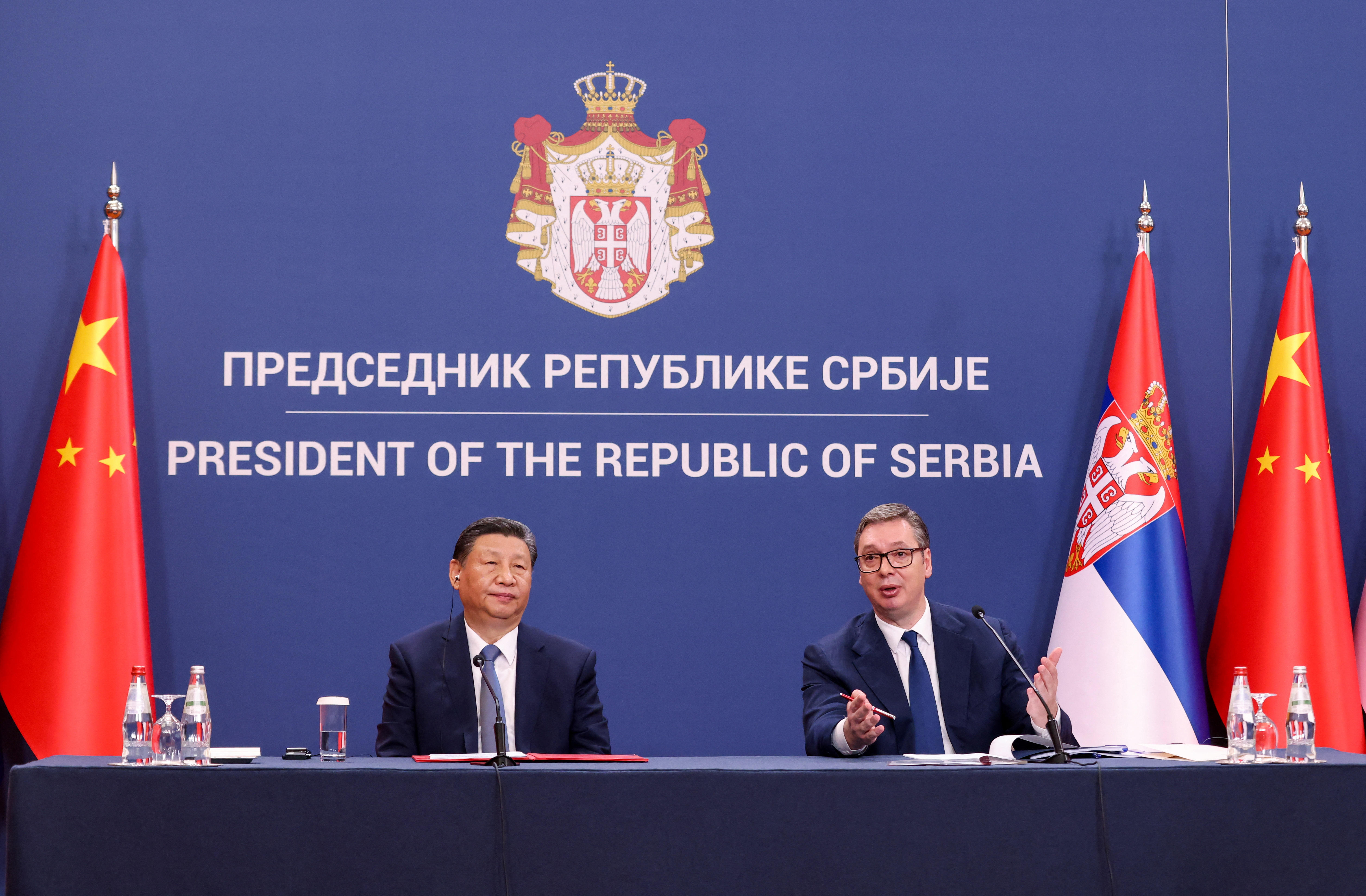 Chinese leader Xi visits Serbia