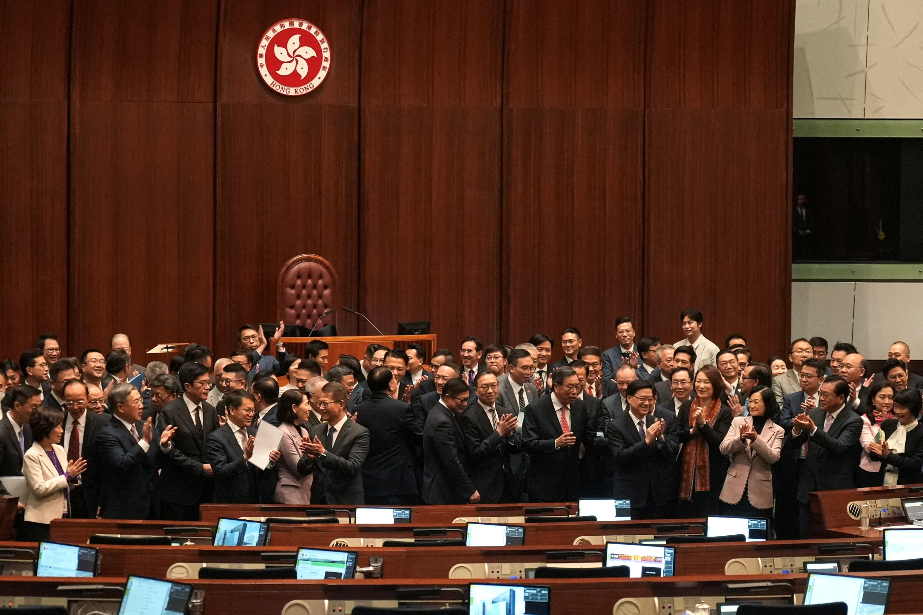 The Basic Law Article 23 is passed at the Hong Kong’s Legislative Council
