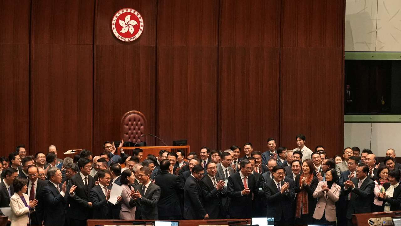 The Basic Law Article 23 is passed at the Hong Kong’s Legislative Council