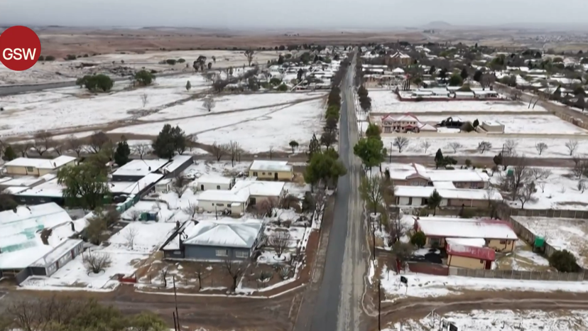 South Africa snowfall