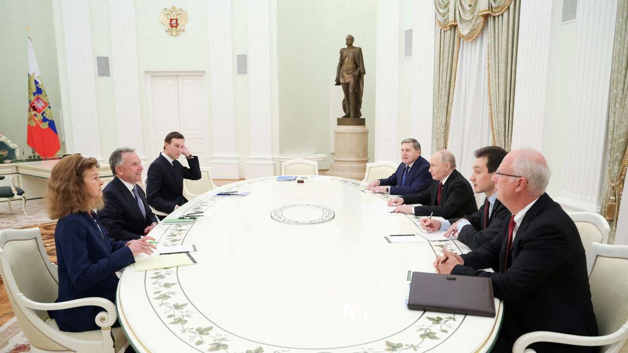 FILE PHOTO: Russian President Putin meets U.S. special representative Witkoff in Moscow
