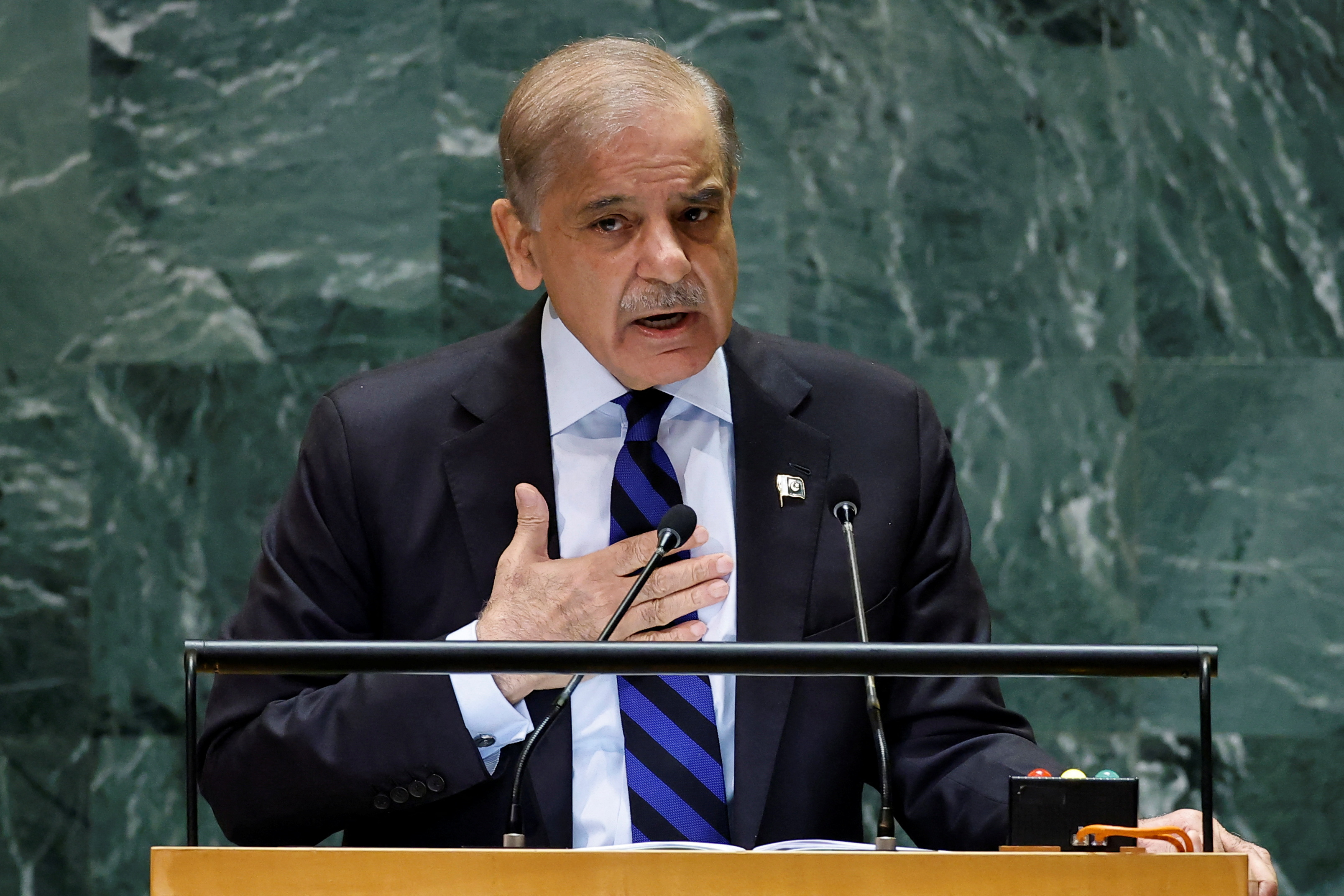 World leaders take part in the 79th annual U.N. General Assembly high-level debate
