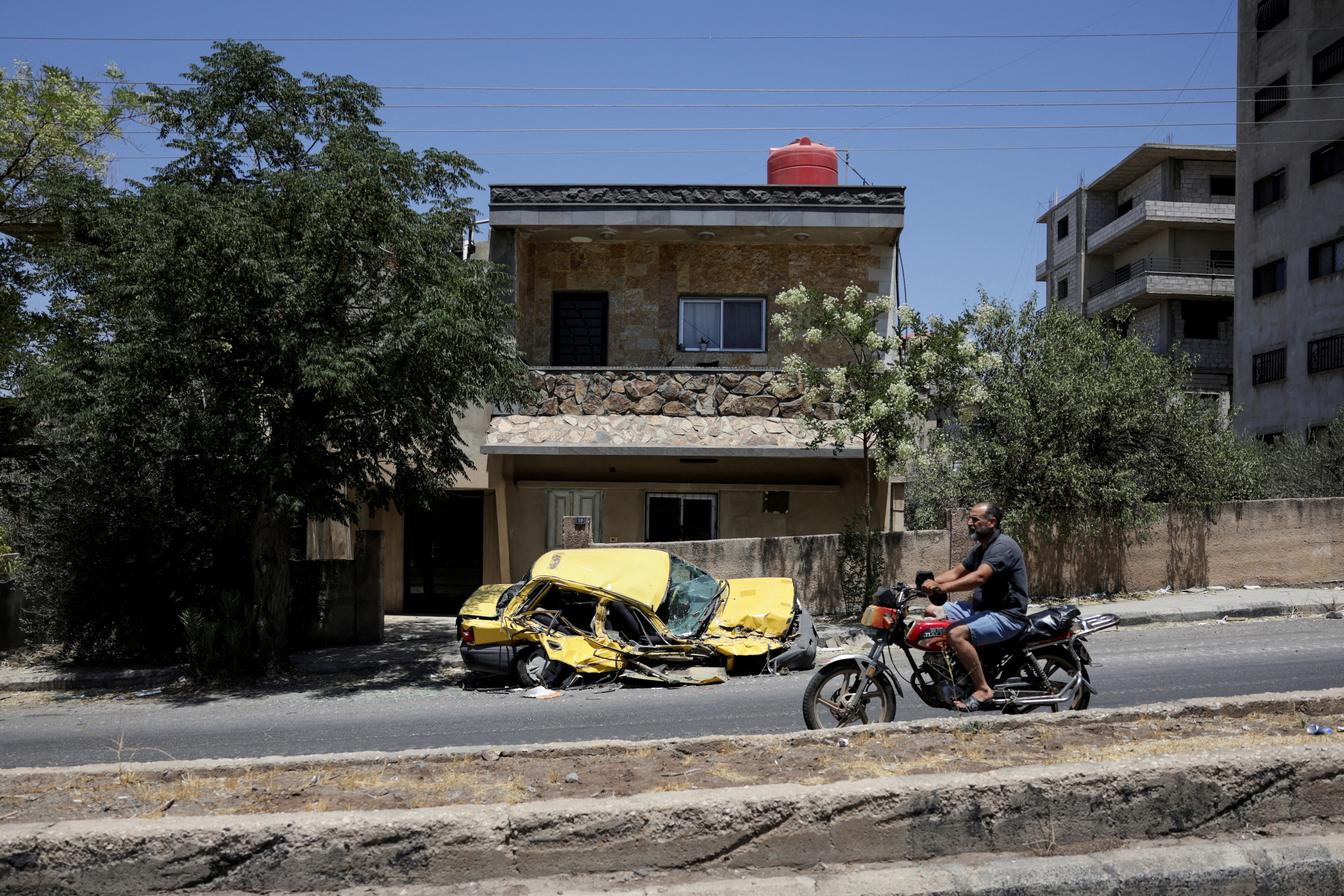 Aftermath of deadly clashes between Druze fighters, Sunni Bedouin tribes and government forces, in Sweida
