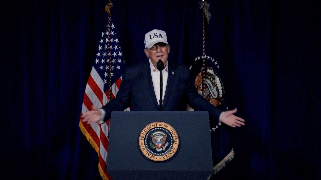 U.S. President Trump says U.S. had begun "major combat operations" in Iran