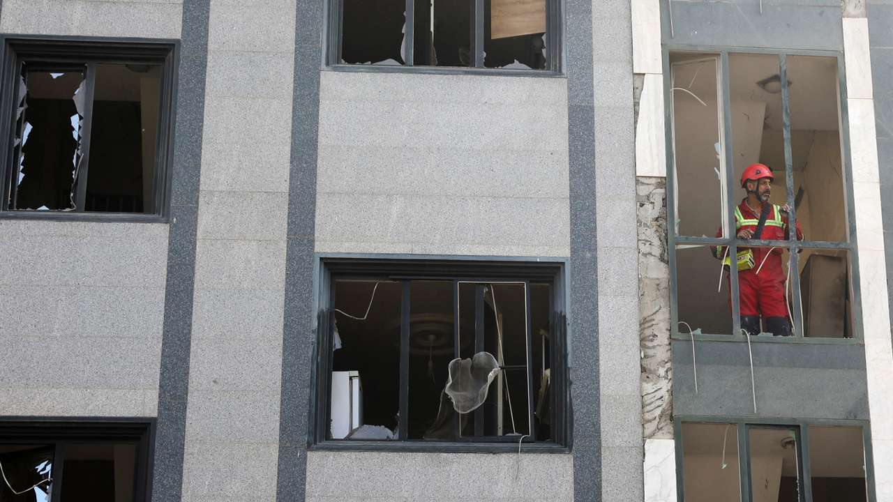 Aftermath of Israeli strikes, in Tehran