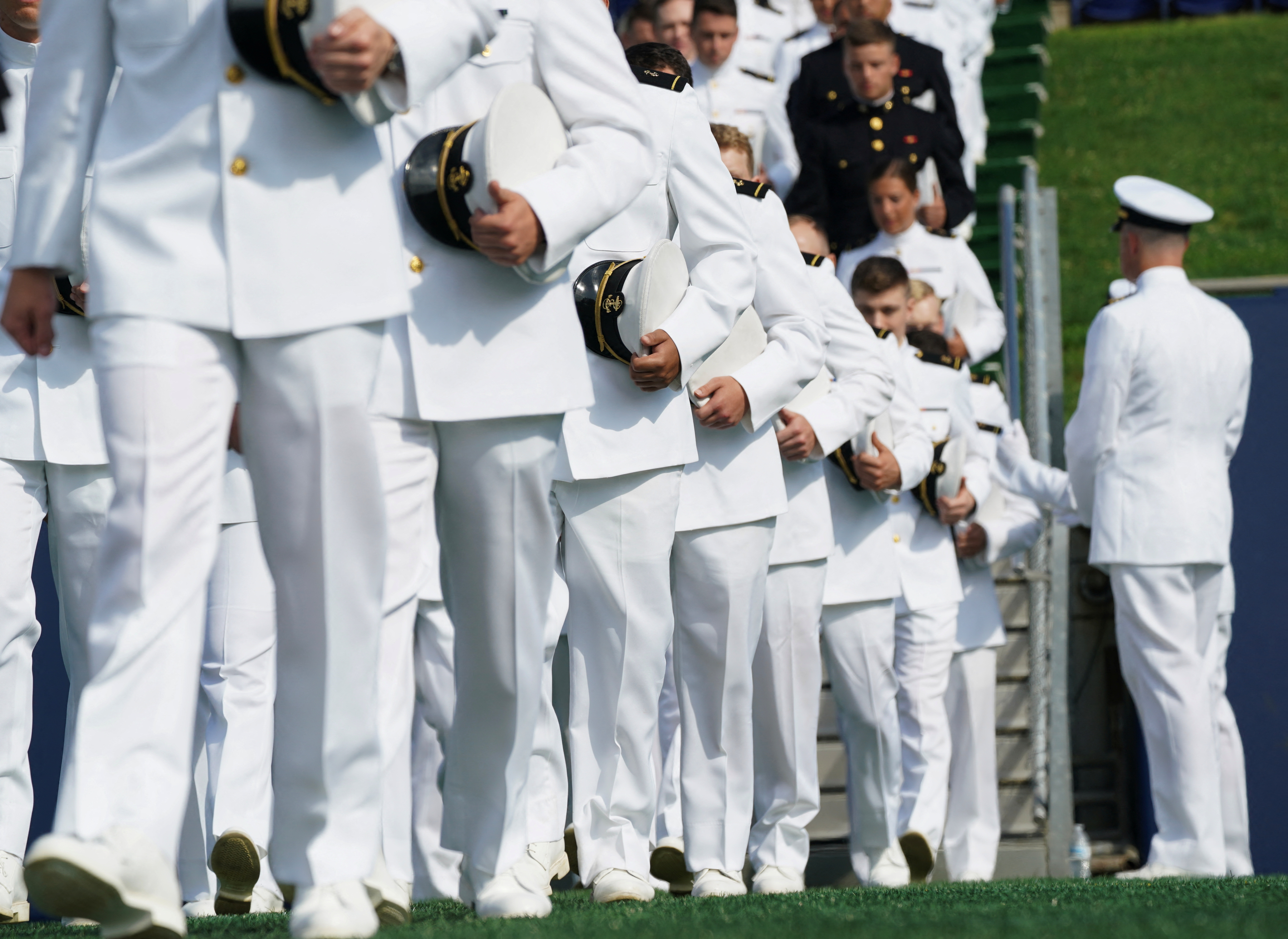 U.S. Naval Academy graduation in Annapolis, Maryland