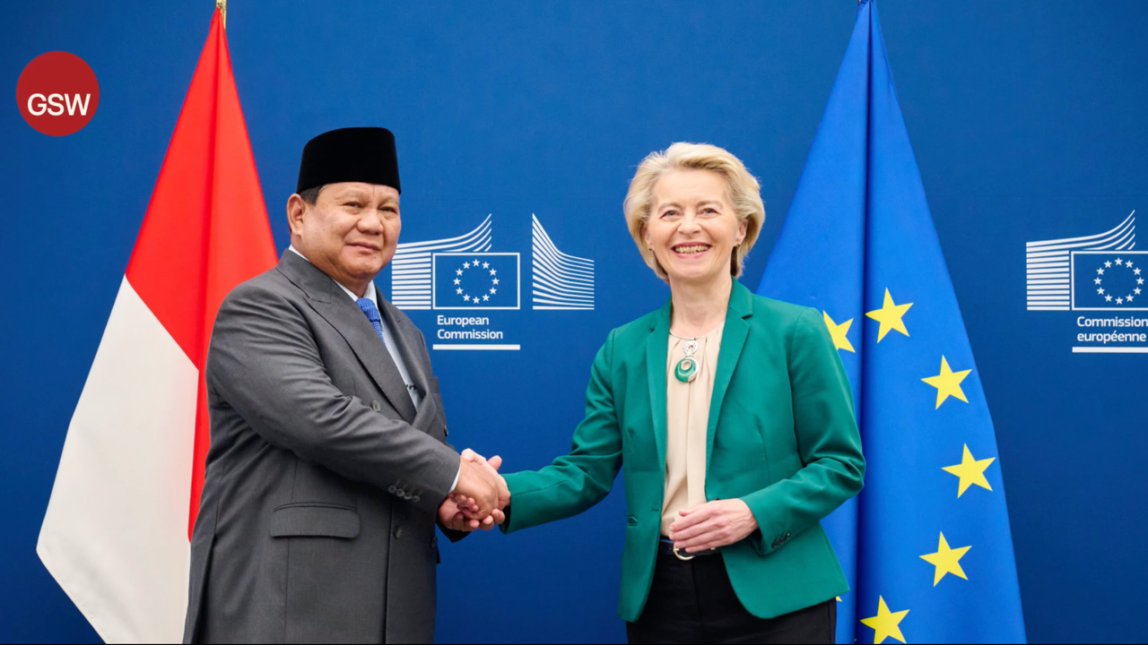 Press point by Ursula von der Leyen, President of the European Commission, and Prabowo Subianto, President of Indonesia