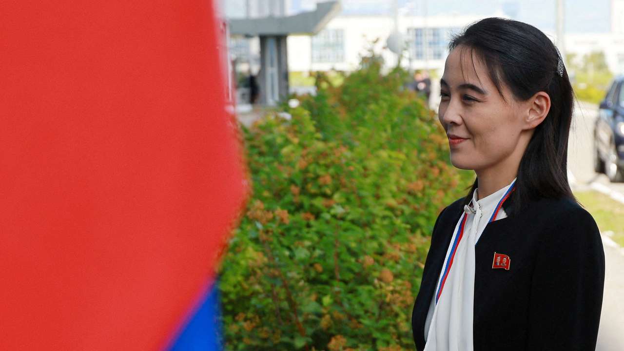 FILE PHOTO: Russia's President Putin and North Korea's leader Kim meet in Amur region