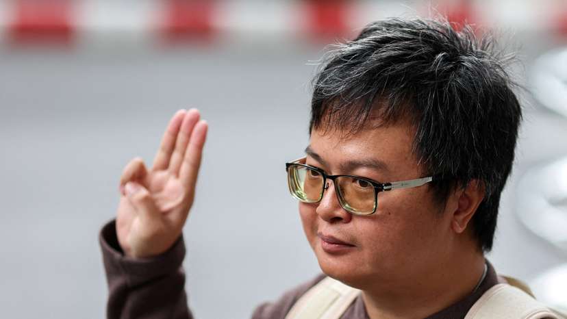 FILE PHOTO: Activist Arnon Nampa