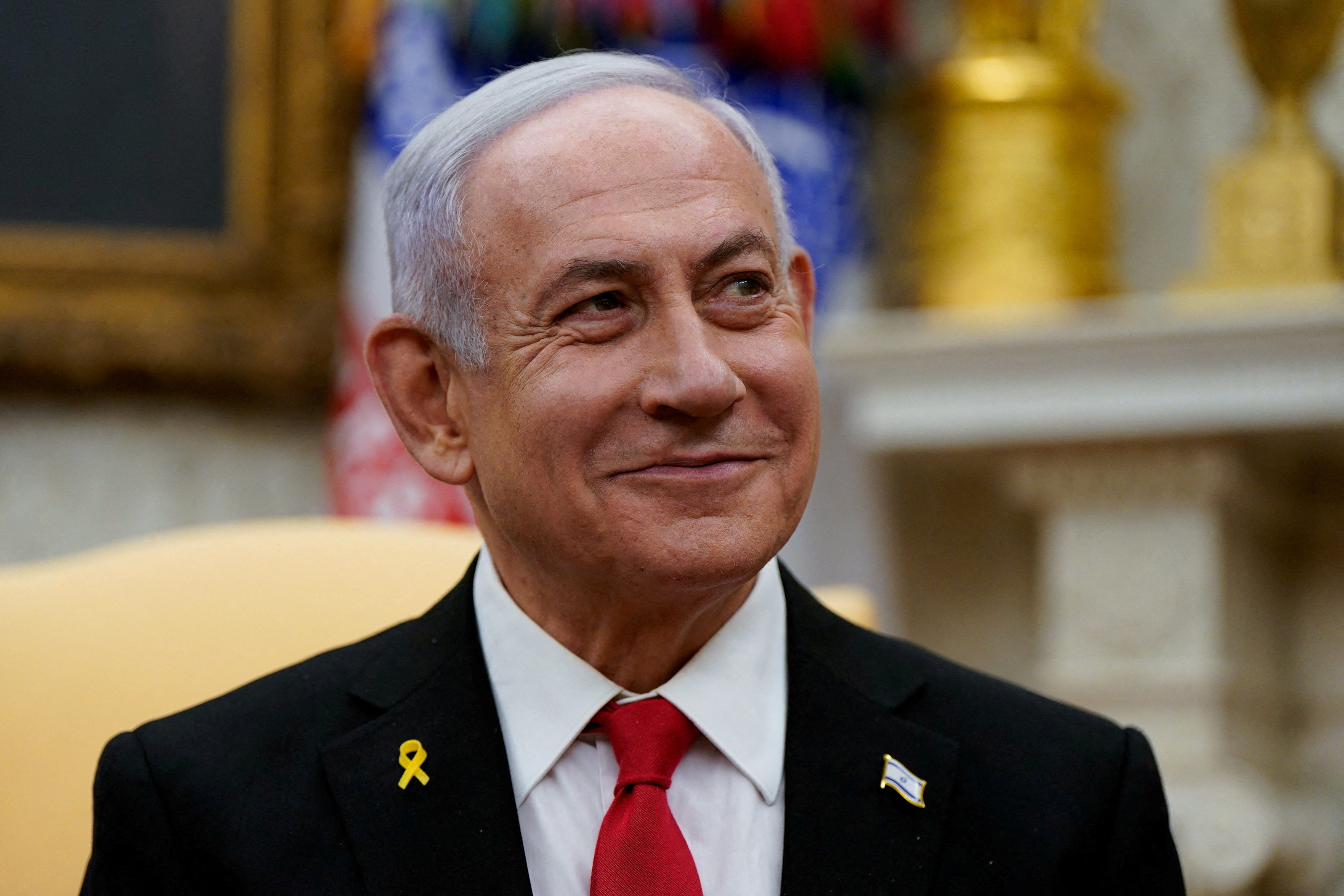 U.S. President Trump meets Israeli PM Netanyahu in Washington