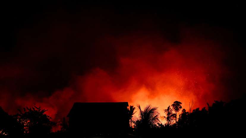 FILE PHOTO: Forest fires in the Amazon