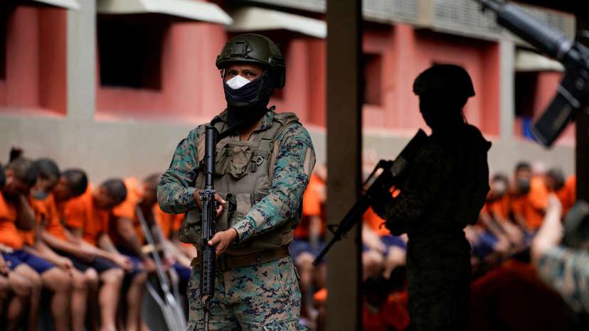 FILE PHOTO: Media tour at the Litoral militarized prison, in Guayaquil