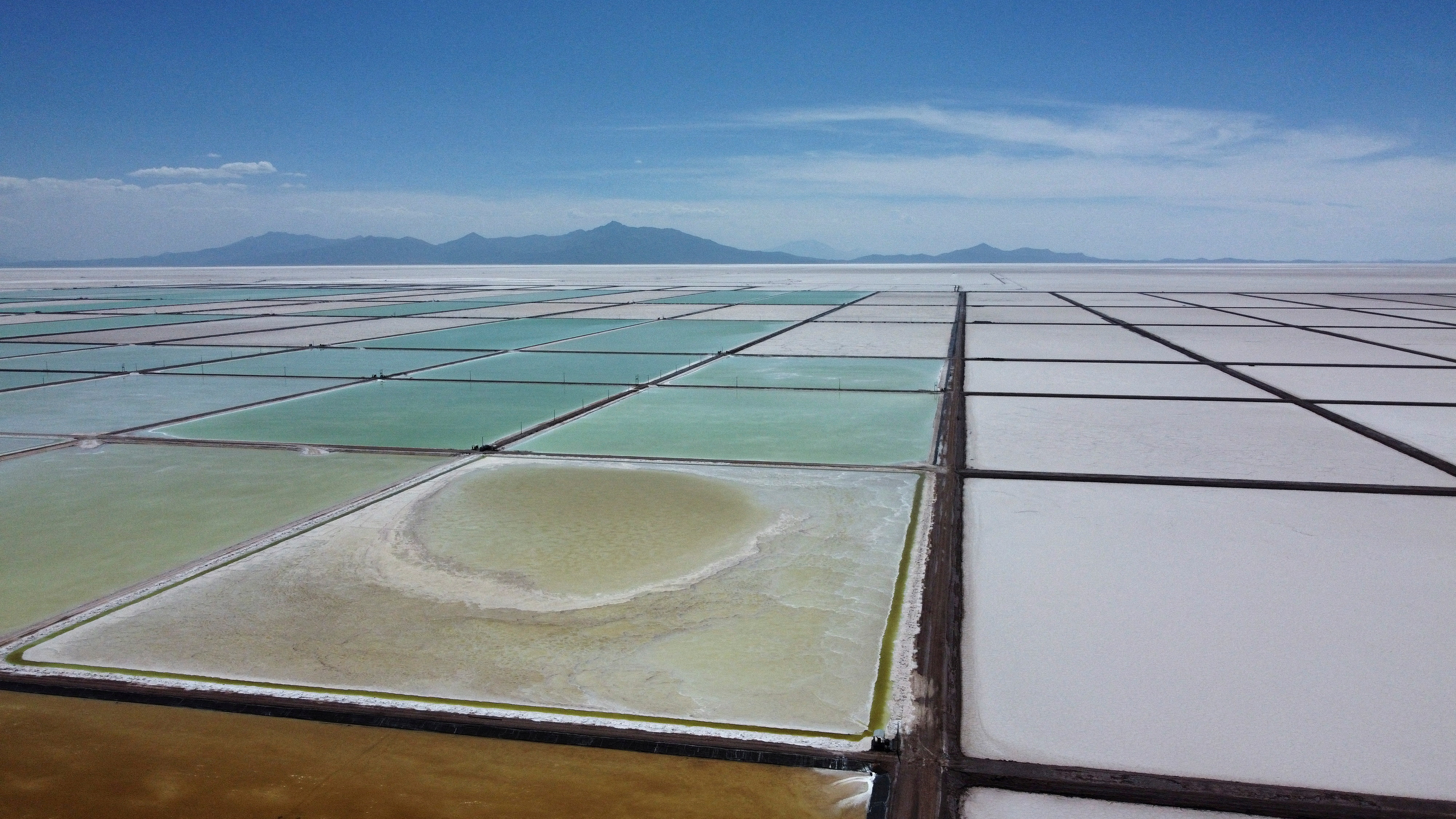 FILE PHOTO: Bolivia inaugurates the Lithium Carbonate Industrial Plant, in the Salar de Uyuni