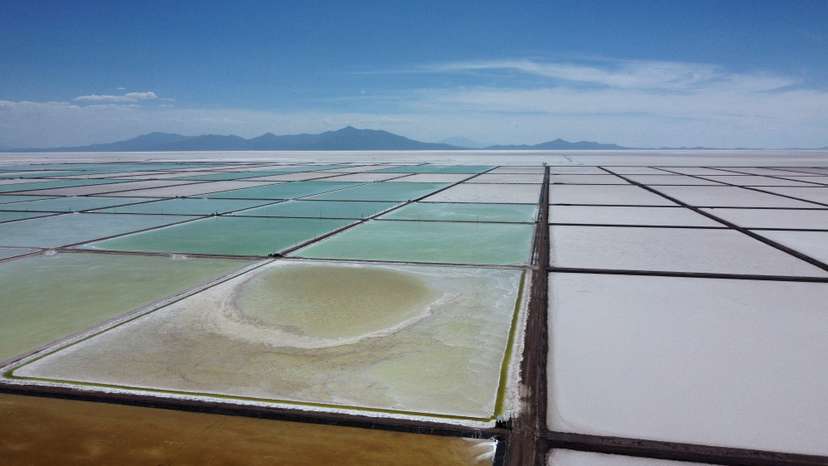 FILE PHOTO: Bolivia inaugurates the Lithium Carbonate Industrial Plant, in the Salar de Uyuni
